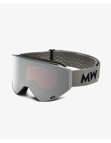 MESSYWEEKEND CLEAR XE2 LIGHT GREY SILVER MIRRORED