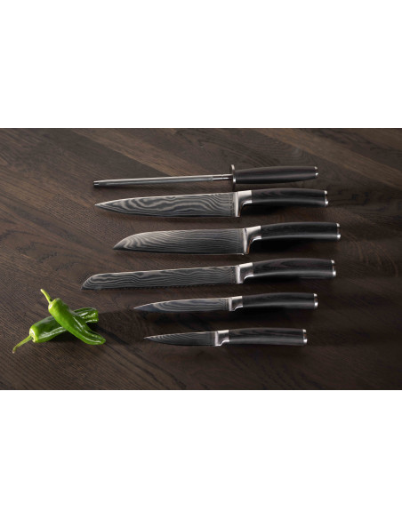 BYGAARD DAMASCUS KNIVE 5 STK