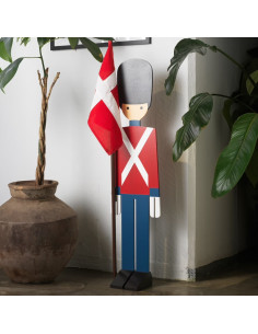 KAY BOJESEN VELKOMMEN GARDE MED FLAG
