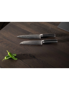 BYGAARD KITCHEN - 2 STK DAMASCUS KNIVE I ÆSKE: CHEF OG SANTOKU KNIV